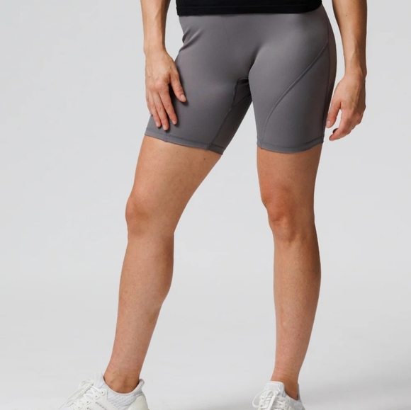 New with Tags 3 Nails Three Nails Workout Power Shorts Grey M - Picture 3 of 7